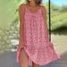 Women's Clothing Women's Floral Sleeveless Camisole Vest Dress Midi A-Line Style Pastoral Summer For Formal & Casual For Women_ecoleips.com