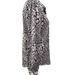 Women's Clothing Snakeskin Print Slim Fit Shirt Modern Style Sophisticated Snake Print Blouse – Slim-Fit Long Sleeve Shirt For Modern Elegance_ecoleips.com