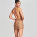 Women's Clothing Sexy Backless Halter Neck Sequined Mini Skirt Tight Celebrity Party Dress Female_ecoleips.com