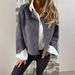 Women's Oversized Batwing Sleeve Short Coat - Soft & Warm Pure Color Cashmere-Like Fall Winter Outerwear (Multiple Colors & Sizes)_ecoleips.com