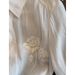 mnfs9103 White Floral Beaded Embroidered Shirt For Women, 2026 Summer New Style, Simple Versatile With A High-end And_ecoleips.com