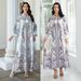 Women's Printed Rhinestones Robe SW1104 Malaysian Clothing Evening Dress Cross Border Hot Selling Muslim Fashion_ecoleips.com