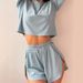 European And American Style Women's Fashion Set Short round Neck T-Shirt And Shorts Two-Piece Spring/Summer Clothing for Ladies_ecoleips.com