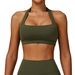 Women's High Intensity Sports Bra Summer Halter Neck Yoga Top Open Back For Running Fitness_ecoleips.com