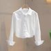 Women's Clothing Autumn New Short Long Sleeved Tops Shirts Women's Design Ladies Versatile Fashion Shirts_ecoleips.com