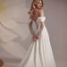 European And American One Shoulder Evening Dress New Style High End Light Luxury White Dress Slit Small Tail Light Wedding Dress Female_ecoleips.com