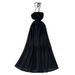 Elegant Chic Halter Neck Dress European American Style Summer Slim Fit Long Dress with Bra Pads Women's Clothing_ecoleips.com