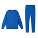 Women's Clothing Casual Long Sleeve Round Neck Sweatshirt Set Autumn/Winter Top And Pants With Slit_ecoleips.com