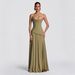 Elegant Back Tie Strapless Bodycon Dress, Sophisticated A-Line Long Evening Gown For Weddings, Parties, And Formal Events_ecoleips.com
