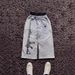 Foldable Sweatshirt Style High Street European American Cross Border Street Casual Double Waisted Printed Straight Leg Trousers Women's Clothing Bottoms_ecoleips.com