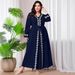 Women's Clothing Fashion Hot Stamping Lace Stitching Dress Set Women Dress Large Size Muslim_ecoleips.com