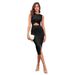 2025 Summer Sexy Hollowed-Out Bodycon Dress Sleeveless Elegant Commuter Style European And American Cross-Border_ecoleips.com
