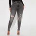 Women's High-Waisted Slim Fit Skinny Jeans Solid Color Elastic Casual Denim Jeans For Spring/Autumn Summer_ecoleips.com
