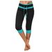 Women's High-Waisted Cropped Pants Color Blocking Stylish Commuter Summer 2025 European American Fashion_ecoleips.com