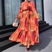 Women's Clothing Muslim Chiffon Woven Long Elegant Dress_ecoleips.com
