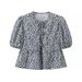 2025 Spring New Women's Fashion Leopard Print Short Sleeve Shirt_ecoleips.com