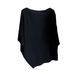 Korean Style Women's Off-Shoulder Knit Top Summer New Irregular Batwing Sleeve Loose Fit Slimming Short Sleeve T-Shirt_ecoleips.com
