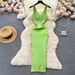 YuooMuoo Chic Fashion Sexy Wrap Hips Split Knitted Autumn Dress Women Slim Elastic Bodycon Long Dress Streetwear Outfits Vestido_ecoleips.com