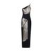 Summer Fashion High-End Sequined One-Shoulder Bodycon Dress Versatile Elegant Sexy Evening Gown For Women_ecoleips.com