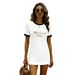 2026 Cross-border Summer Fashion Letter Round Neck Slim Fit Short Sleeve T-shirt Dress For Women 012 Print_ecoleips.com