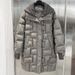 Women’s Knee-Length Down Jacket With Detachable Knit Hat – Winter Warmth & Style (Black/Grey/White/Brown, One Size)_ecoleips.com