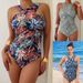 Aria Basics Plus-size Conservative For Women, Printed Swimwear, European And American Cross-border In-stock Beachwear One-piece_ecoleips.com