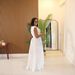 Women's Clothing Elegant And Comfortable Dress With Pure Color Shoulder Stitching Design, New Style For Seaside Vacation_ecoleips.com