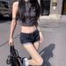 2025s American Style Spicy Girl Denim Ultra Shorts For Women Summer New Low Waist Sexy Slim Fit Nightclub Bodycon Hot Pants_ecoleips.com