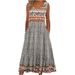 2024 Spring/Summer New Printed Sleeveless Head For Women's Casual Dress_ecoleips.com