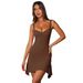 's Best-selling V-neck Sexy Bodycon Pure Desire Style Y2K Dress, Hot Girl Summer Dress With A High-end Feel_ecoleips.com