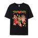 European And American Cross-border Foreign Trade Women's Clothing Christmas Merry Round Neck Printed Ladies Short Sleeve_ecoleips.com