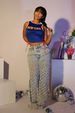 Women's High-Waisted Straight Leg Ripped Jeans - Distressed Denim Pants With Comfortable Fit_ecoleips.com