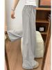 K Quick Drying Work Pants, Women's Slim Fit, American Loose Straight Leg Wide Leg Pants, Casual Sports Pants_ecoleips.com