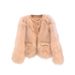 French Small Fragrant Style Fur Jacket Women's Design Sense Fur Integrated Top To Keep Warm_ecoleips.com
