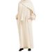 Directly Supplied By The Manufacturer, Yiduoduo's New Middle Eastern Long Robe With Headscarf, Loose-fitting Solid Color_ecoleips.com