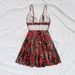 Women's Spaghetti Strap V Neck Hollowed out a Line Backless Holiday Dress European And American Style Cross Border 2025 Design_ecoleips.com