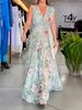In Stock European And American Foreign Trade New Women's Clothing Off-Shoulder Printed Summer Backless Dress High_ecoleips.com
