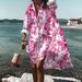 Spring Women's Shirt Dress Style Shirt Collar Long Sleeve Loose Dress Os019_ecoleips.com