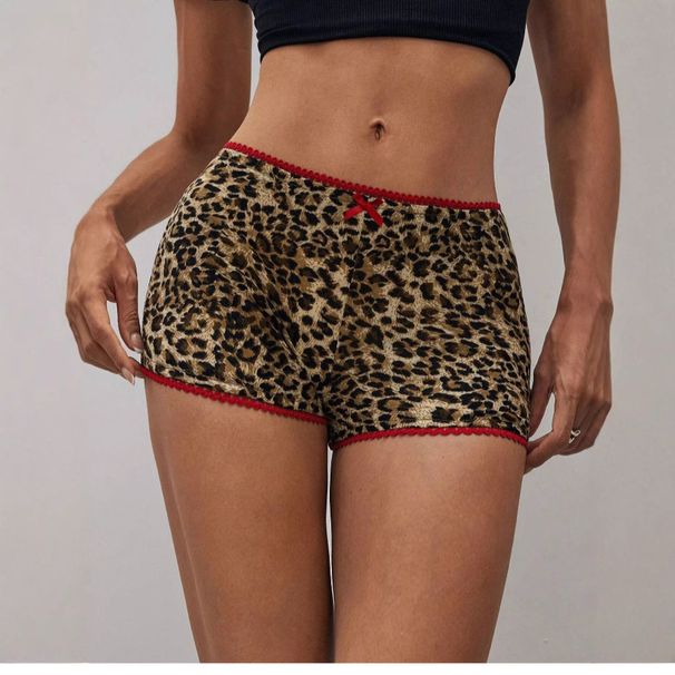 Aria Basics Aria Basics In-stock European And American Independent Site Leopard Print Women's Fashion Casual Comfortable Slim-fit Sexy_ecoleips.com