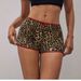 2025s Print Plus Size Women's Summer Fashion Casual Comfortable Slim Fit Small Bowknot Personality Leopard Shorts Yama_ecoleips.com