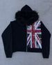 Women's Clothing Retro Printed Hoodie Long Sleeve Zipper Sweater Fur Collar Street Trend_ecoleips.com