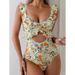 Women's Clothing New Style Printed Tight Fitting One Piece Swimsuit_ecoleips.com