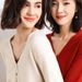 Wholesale Of Long-Sleeved V-Neck Knitted Cardigans For Women, Short And Thin Solid-Color Slimming Sweaters_ecoleips.com