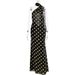 Women's Clothing Summer Fashion New Women's Dress Elegant Halter Neck Backless Polka Dot Chiffon Slim Long Dress_ecoleips.com