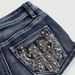 Women's Heavy Duty Rhinestone Embroidered Retro Denim Shorts High Waisted Hot Pants Cross Border Wholesale Factory Direct Stock_ecoleips.com
