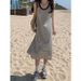 Summer New Striped Camisole For Women Plus Size Loose Fit Long Dress European And American Style_ecoleips.com