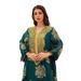 ZD007 Middle Eatern Cro-border Mulim Robe Embroidered With Otrich Feather And Gold Lace, Long-leeved Arabian_ecoleips.com