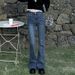 High-waisted Women's Jeans 2025 Autumn And Winter New Style, Stretchy Slim-fit Flared Pants, Korean Version, Slimming_ecoleips.com