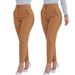 Women's Clothing Spring And Summer Casual Slim Workplace Trousers All Match Nine Point Temperament Commuter Trousers_ecoleips.com
