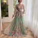 Women’s Clothing Evening Dress 2025 New Slim Long Party Floral Dress_ecoleips.com